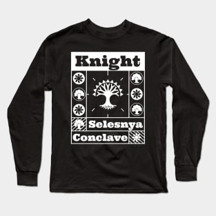 Selesnya Conclave | Knight | MTG Guild White on Green Design Long Sleeve T-Shirt